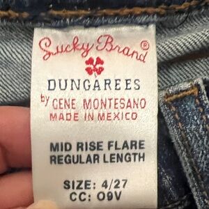 Lucky Brand Blue Denim Dungarees